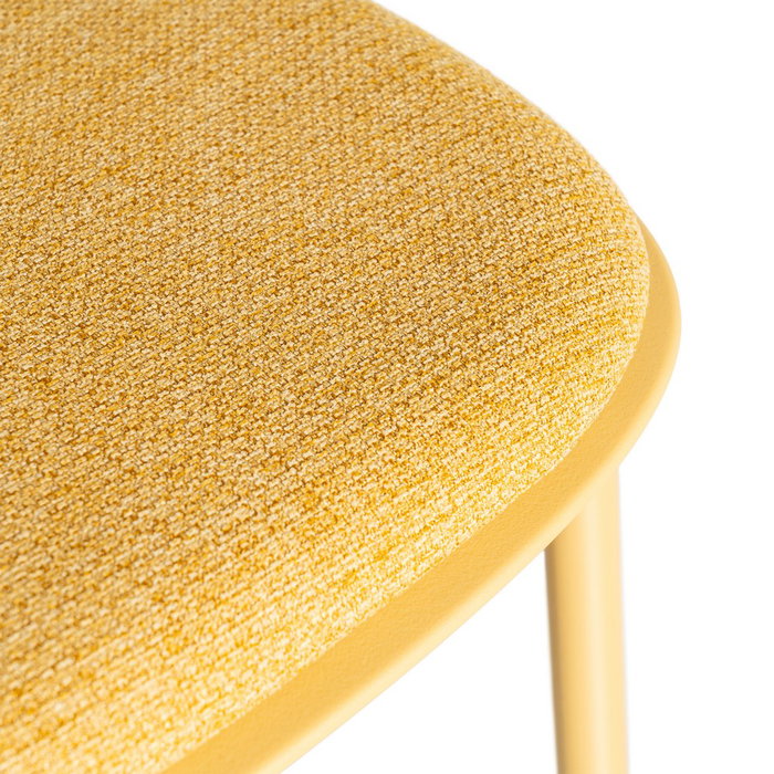 Silla Amarillo Pp-Metal Interior 46 X 51 X 85 cm (Set de 4)