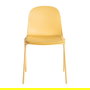 Silla Amarillo Pp-Metal Interior 46 X 51 X 85 cm (Set de 4)
