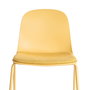 Silla Amarillo Pp-Metal Interior 46 X 51 X 85 cm (Set de 4)