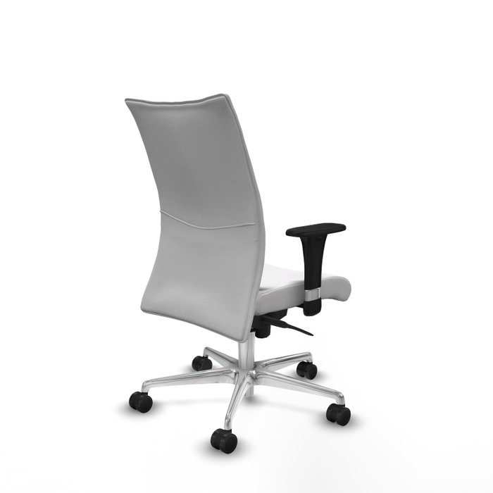 PIQUERAS Y CRESPO Silla Albacete Confidente con Mecanismo Sincro, Tela Blanca y Base de Aluminio PIQUERAS Y CRESPO Silla Albacete Confidente con Mecanismo Sincro, Tela Blanca y Base de Aluminio