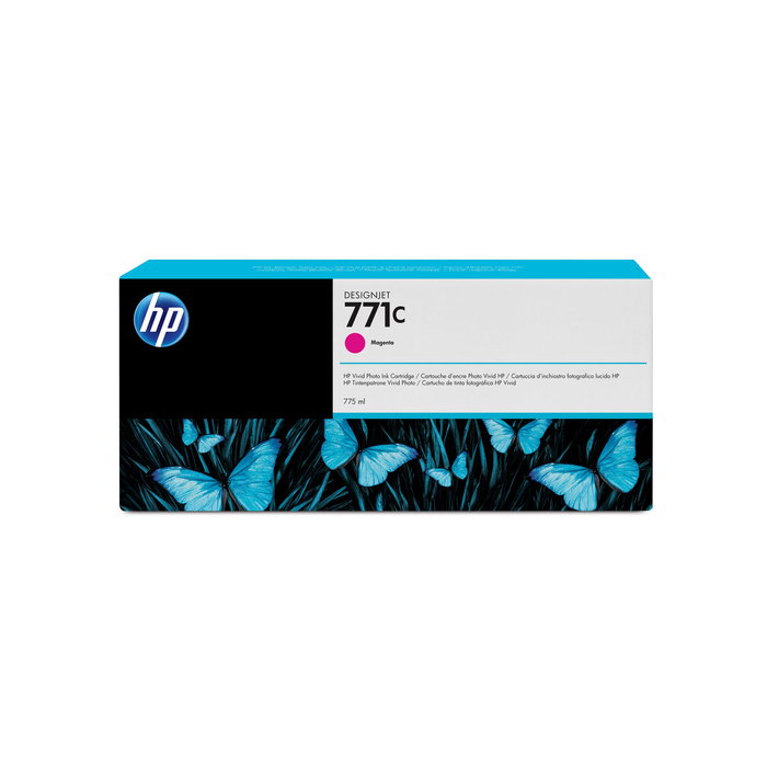 HP Cartucho de tinta 771C Magenta 775ml HP Cartucho de tinta 771C Magenta 775ml
