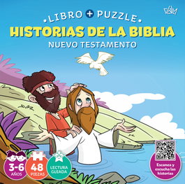 DALY Historias de la biblia.libro-puzzle 48 piezas