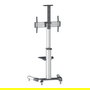 MANHATTAN Universal TV-Stnder auf Rollen für TVs 37-86 Zoll (93-218 cm) hasta 50 kg, neigbar, schwenkbar, con Kamerahalterung y Fachboden