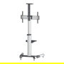 MANHATTAN Universal TV-Stnder auf Rollen für TVs 37-86 Zoll (93-218 cm) hasta 50 kg, neigbar, schwenkbar, con Kamerahalterung y Fachboden