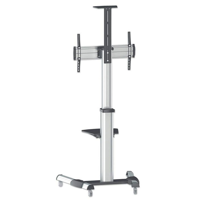 MANHATTAN Soporte para TV tipo carrito con ruedas, ajustable e inclinable