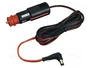 PRO CAR Alimentador de coche con enchufe DC 5,5/2,5, 2A, negro