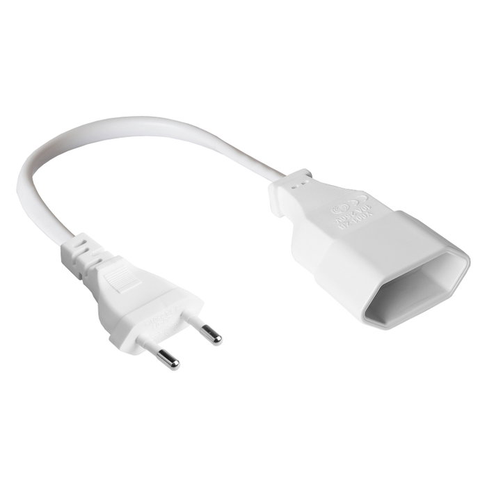 GoodConnections Alcasa P0300-W050 Extensión de alimentación blanca 5m GoodConnections Alcasa P0300-W050 Extensión de alimentación blanca 5m