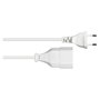 GoodConnections Alcasa P0300-W050 Extensión de alimentación blanca 5m
