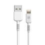 muvit for change cable USB a Lightning MFI 2,4A/12W 1,2m blanco