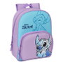 Safta Mochila Sweet Stitch Disney 34cm Adaptable a Carrito Portamochilas
