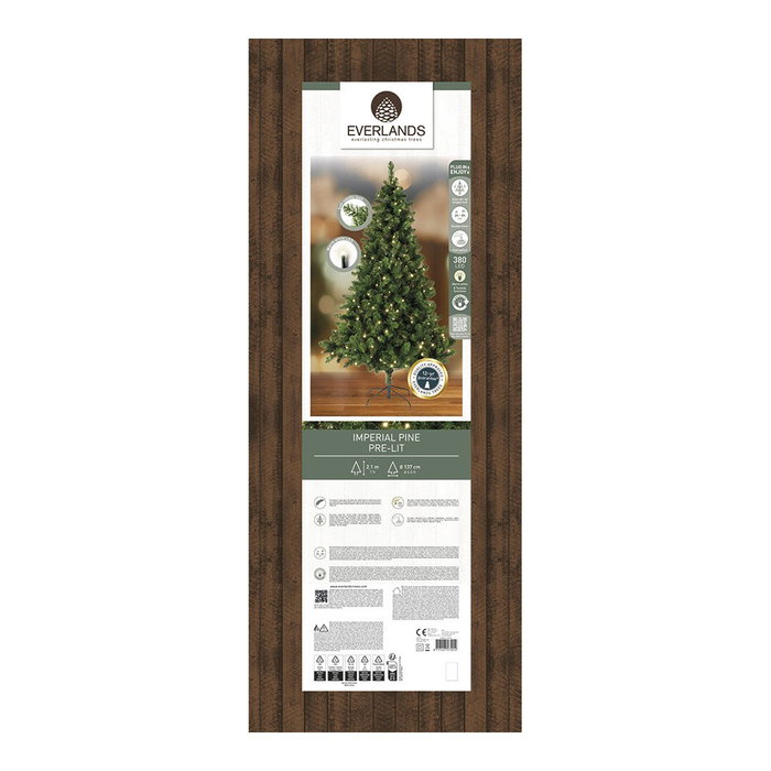 Everlands Árbol de navidad Pino imperial con LED Ø137 x 210 cm Everlands Árbol de navidad Pino imperial con LED Ø137 x 210 cm