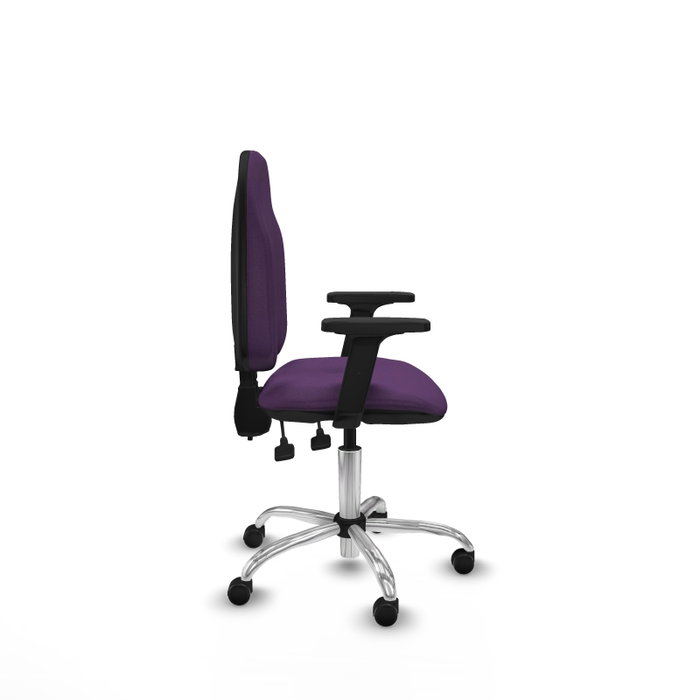 PIQUERAS Y CRESPO Silla de oficina Algarra Morada con Mecanismo de Doble Maneta PIQUERAS Y CRESPO Silla de oficina Algarra Morada con Mecanismo de Doble Maneta