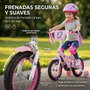 Huffy Bicicleta Minnie 12" para Niñas 3-5 Años, Ruedas de 12 Pulgadas - Bicicleta Infantil de Aprendizaje