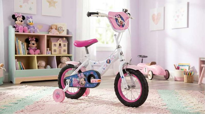 Huffy Bicicleta Minnie 12" para Niñas 3-5 Años, Ruedas de 12 Pulgadas - Bicicleta Infantil de Aprendizaje Huffy Bicicleta Minnie 12" para Niñas 3-5 Años, Ruedas de 12 Pulgadas - Bicicleta Infantil de Aprendizaje