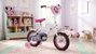 Huffy Bicicleta Minnie 12" para Niñas 3-5 Años, Ruedas de 12 Pulgadas - Bicicleta Infantil de Aprendizaje