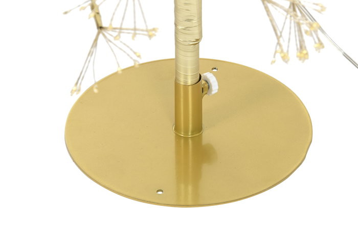 DKD Home Decor Árbol de Navidad Dorado Metal y LED 50 x 180 x 50 cm