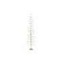DKD Home Decor Árbol de Navidad Dorado Metal y LED 50 x 180 x 50 cm