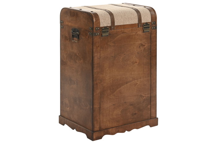 DKD Home Decor Cajonera de Madera y Poliéster Borreguito Marrón/Beige DKD Home Decor Cajonera de Madera y Poliéster Borreguito Marrón/Beige