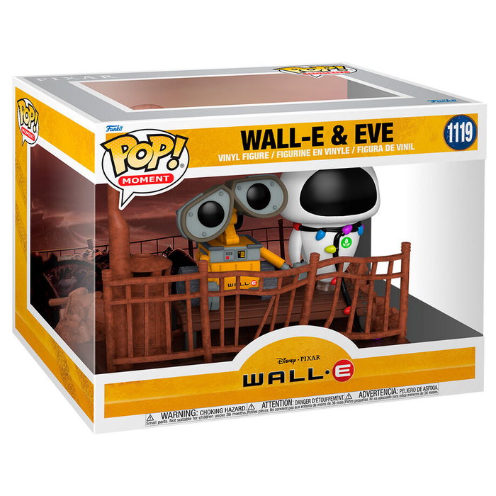 Funko Pack de 2 POP Moment! Vinyl Figuras Wall-E & Eve