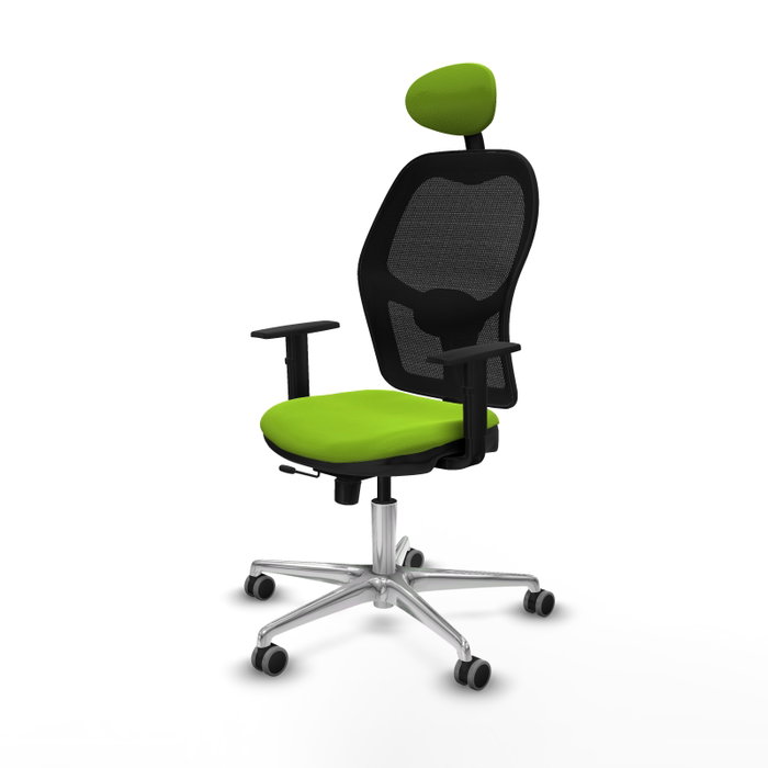 PIQUERAS Y CRESPO Silla de oficina Jorquera Sincro/Traslack Pistacho y Negro PIQUERAS Y CRESPO Silla de oficina Jorquera Sincro/Traslack Pistacho y Negro