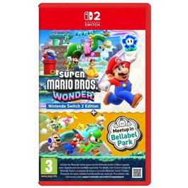 Nintendo Super Mario Bros. Wonder Nintendo Switch 2 Edition con Parque Belabel - Videojuego Incluye Contenido Extra, Multijugador, 4K