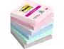 Post-it Bloc de notas adhesivas Super Sticky 76x76 mm Pack 6 uds Colores Surtidos Certificado PEFC