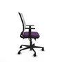 PIQUERAS Y CRESPO Silla de oficina Haches Morado y Blanco