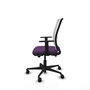 PIQUERAS Y CRESPO Silla de oficina Haches Morado y Blanco