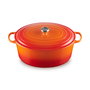 Le Creuset Signature Bräter Oval 40cm Oven Red (21178400902430) Hierro Fundido Esmaltado Induction 13.9L
