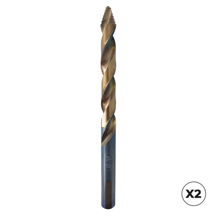 Bluemaster Broca HSS-CO Step Cut Ø5,00 mm DIN338 - Punta escalonada para tubos y superficies curvas Bluemaster Broca HSS-CO Step Cut Ø5,00 mm DIN338 - Punta escalonada para tubos y superficies curvas