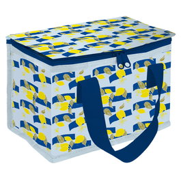 DKD Home Decor Bolsa Térmica Azul Amarillo 21 x 14 x 13 cm (6 Unidades)