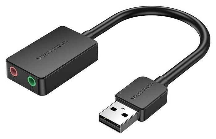 Vention Tarjeta de Sonido CDYB0 2.1 Negro