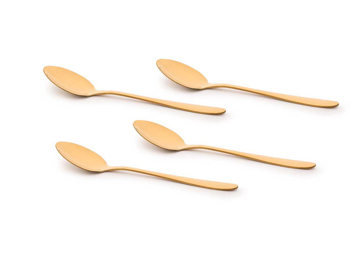 Kinvara Set de 4 Cucharillas Doradas Kinvara Set de 4 Cucharillas Doradas