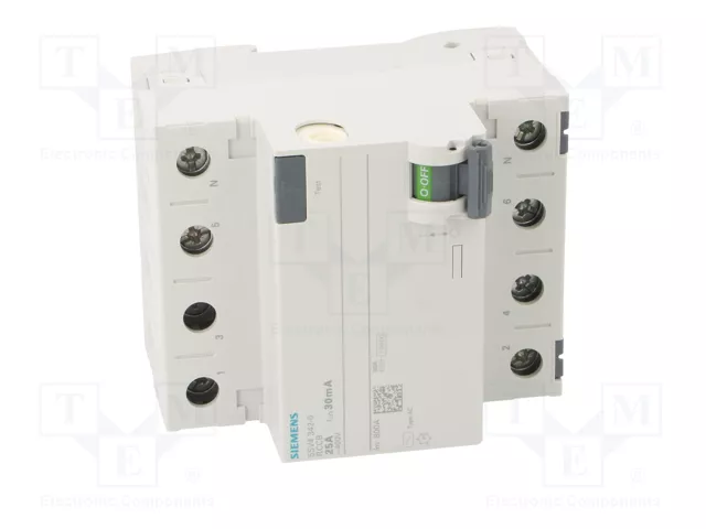SIEMENS 5SV4342-0 Interruptor Diferencial 25A 30mA 3+N