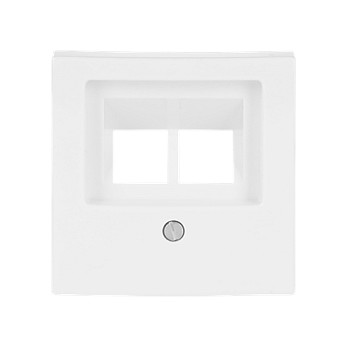 BUSCH-JAEGER 1803-02-914 Placa central para comunicación de datos, Blanco BUSCH-JAEGER 1803-02-914 Placa central para comunicación de datos, Blanco