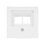 BUSCH-JAEGER 1803-02-914 Placa central para comunicación de datos, Blanco