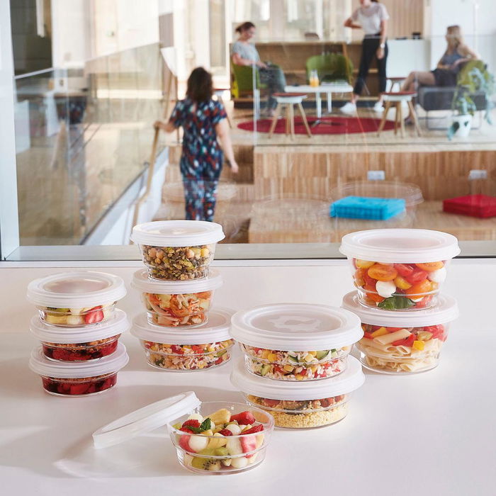 Recipiente Redondo Hermético Vidrio So Urban Arcoroc 17x17x7,3 cm - 110 cL Recipiente Redondo Hermético Vidrio So Urban Arcoroc 17x17x7,3 cm - 110 cL