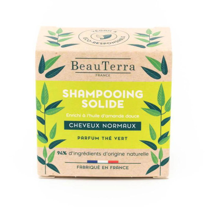 Beauterra SOLIDE Champú Sólido Té Verde 75 g