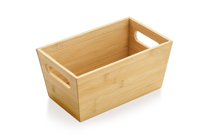 Confortime Cesta de Ordenación de Bambú 25 x 15 x 12 cm (8 Unidades)