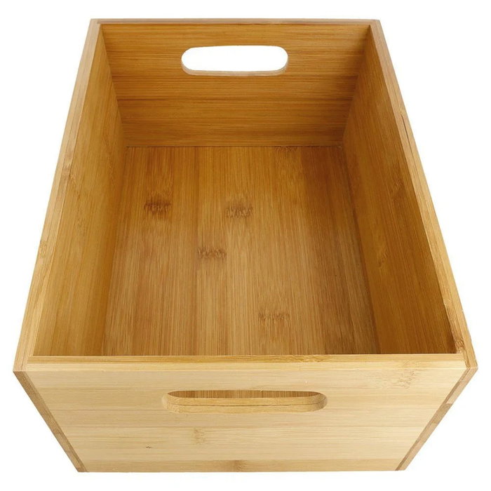 Confortime Cesta de Ordenación de Bambú 25 x 15 x 12 cm (8 Unidades)