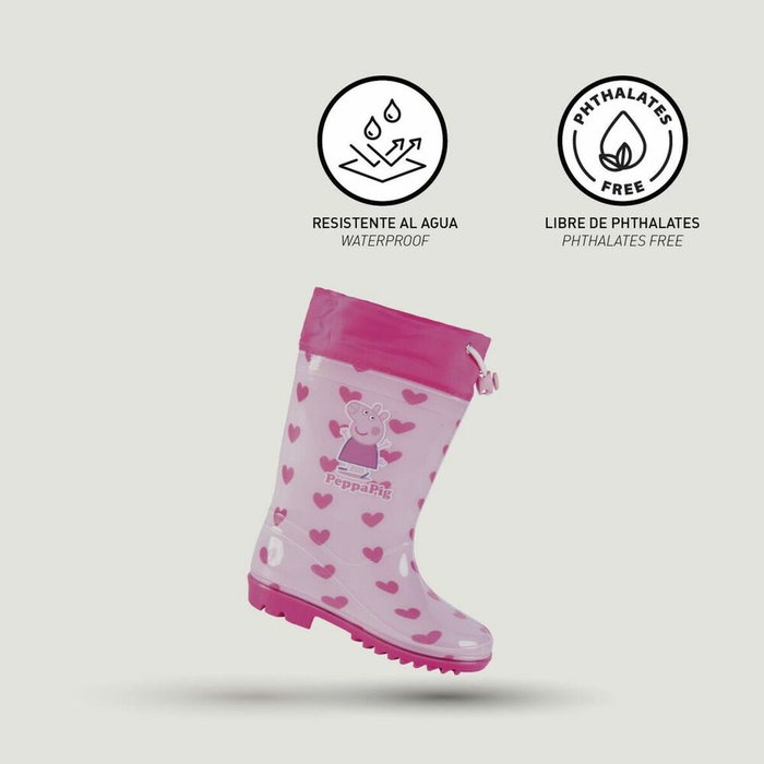 Botas de Agua Infantiles Peppa Pig Rosa 26