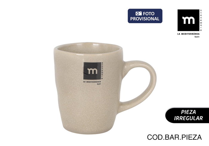 La Mediterránea - Mug 230 ml 'Alerre', Taza de cerámica de 7.5 x 9 cm, diseño original (36 Unidades) La Mediterránea - Mug 230 ml 'Alerre', Taza de cerámica de 7.5 x 9 cm, diseño original (36 Unidades)