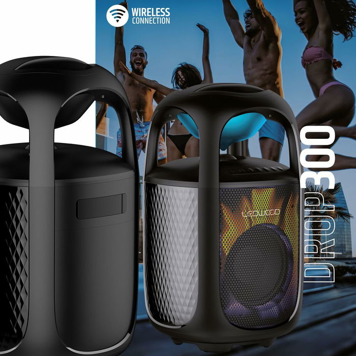 Altavoz Bluetooth Portátil Ledwood DROP300 BT 300W 90 W
