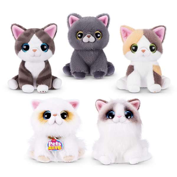 Zuru Smitten Kittens Pets Alive Peluche Gato Interactivo