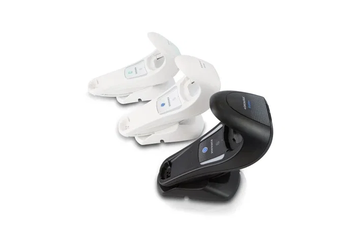 Datalogic Gryphon GBT4500 - Lector de códigos de barras portátil láser 1D/2D inalámbrico Bluetooth, color blanco