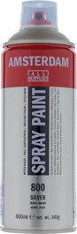 Amsterdam Spraypaint Plata 800 400 ml