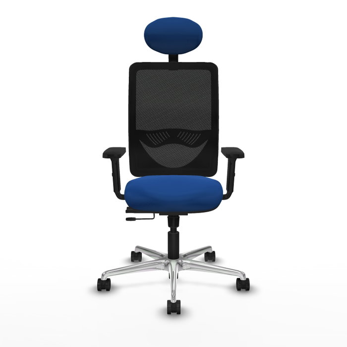 PIQUERAS Y CRESPO Silla de oficina Zulema Azul con Mecanismo Sincro/Traslack