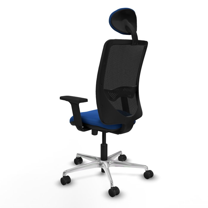 PIQUERAS Y CRESPO Silla de oficina Zulema Azul con Mecanismo Sincro/Traslack
