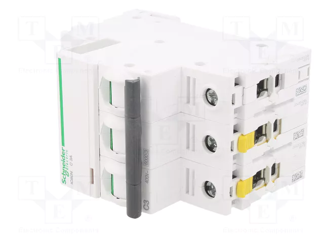 SCHNEIDER ELECTRIC Interruptor magnetotérmico iC60N 3P 3A C 400VAC
