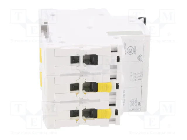 SCHNEIDER ELECTRIC Interruptor magnetotérmico iC60N 3P 3A C 400VAC